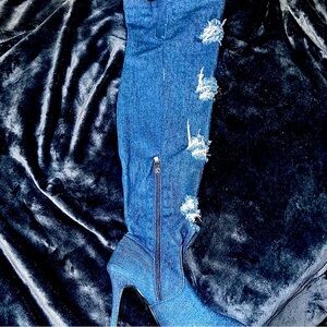 AMERICAN EAGLE DENIM BOOTS